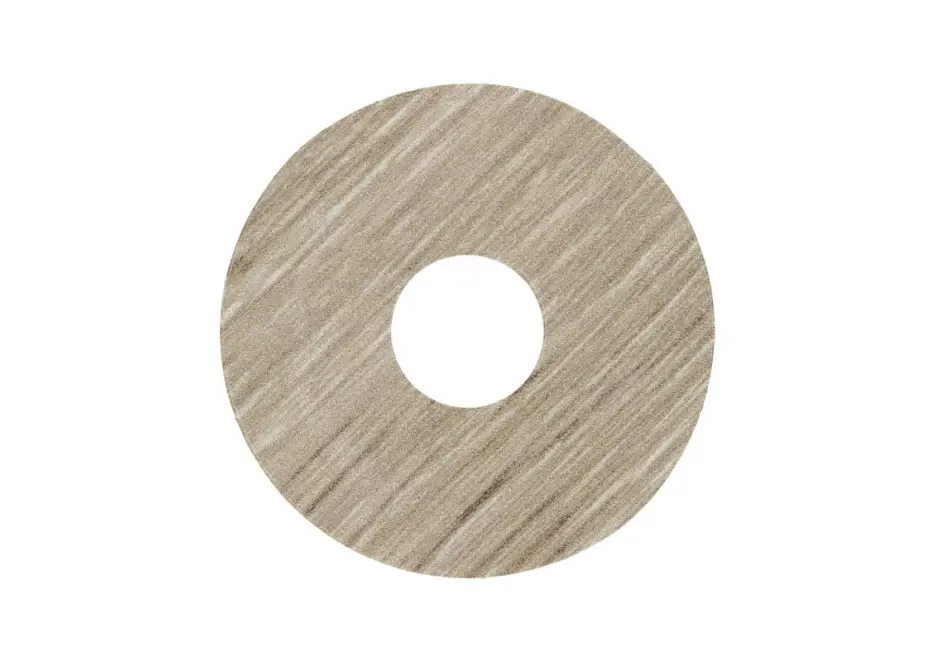 Lage Kosten Zelfklevende Rozet (17 mm) Eiken Kaneel (10 st.)