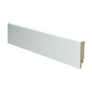 Superprijs MDF Rechte Folieplint 70x14mm Wit RAL 9016