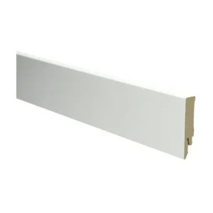 Op = Op MDF Rechte Folieplint 70x14mm Wit RAL 9010