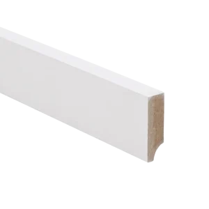 Nieuw Budget Line MDF Moderne Plint 40x15mm Gegrond