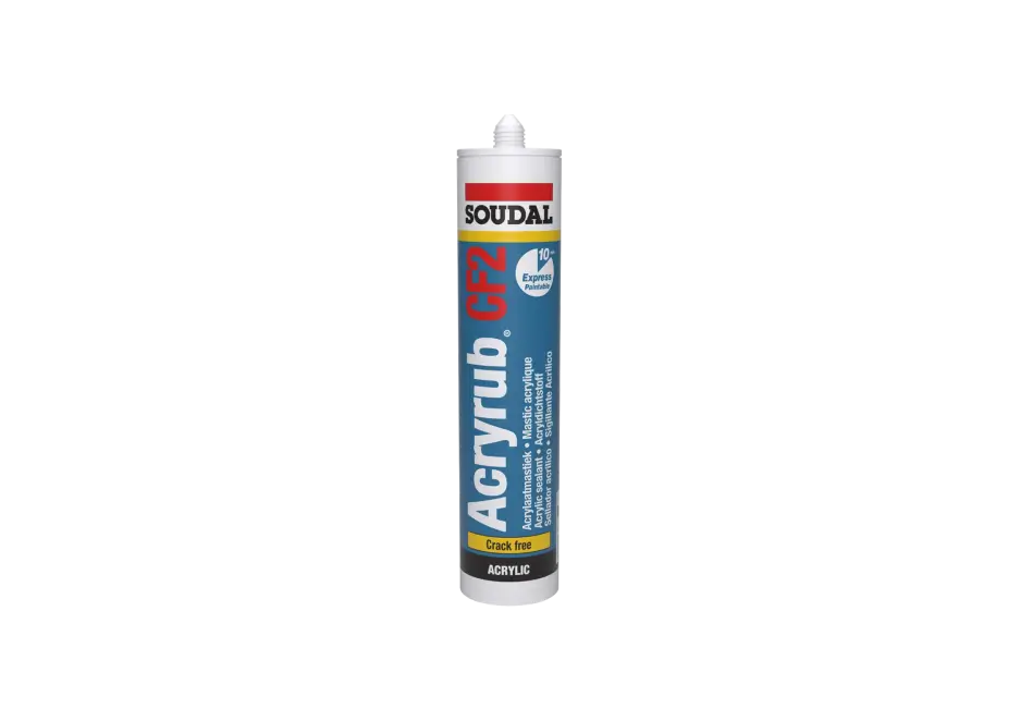 Alleen Vandaag Soudal Acryrub CF2 Crackfree Wit 310 ml