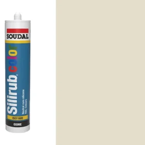 Soudal Siliconenkit RAL 1013 Parelwit - 300 ml Gratis Retour