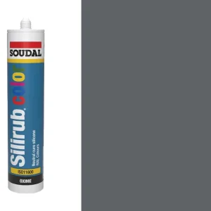 Soudal Siliconenkit RAL 7011 Ijzergrijs - 300 ml Finale Uitverkoop