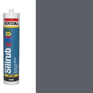 Soudal Siliconenkit RAL 7015 Leigrijs - 300 ml Dagaanbieding