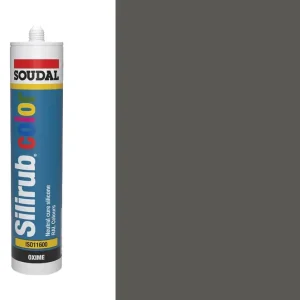Soudal Siliconenkit RAL 7022 Ombergrijs - 300 ml Uitverkoop