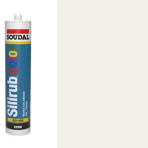 Soudal Siliconenkit RAL 9010 Wit - 300 ml Actieprijs