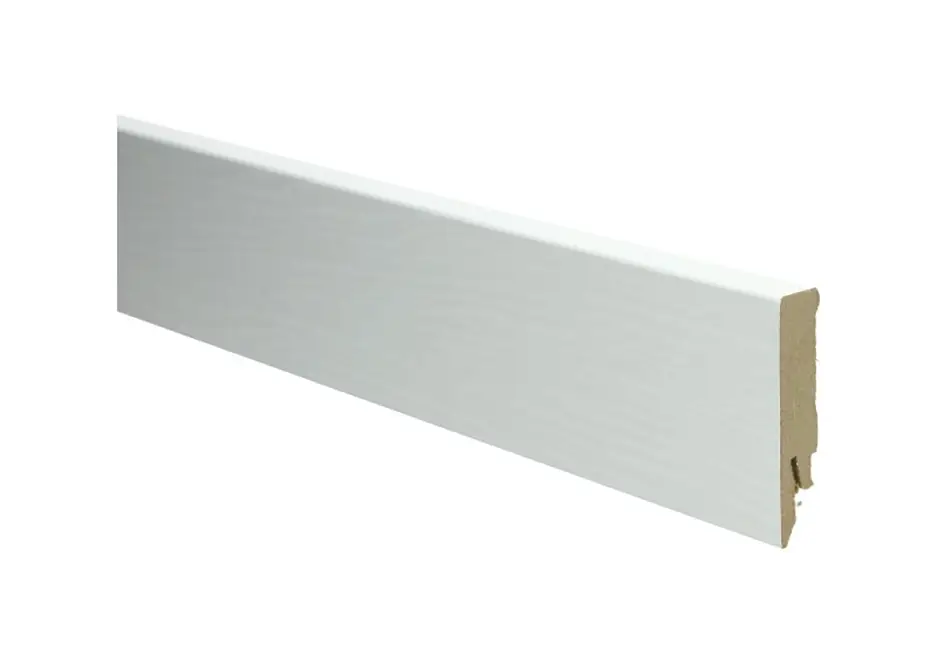 Rechte Folieplint 70x14mm Eiken Wit Gelakt Beste Prijs