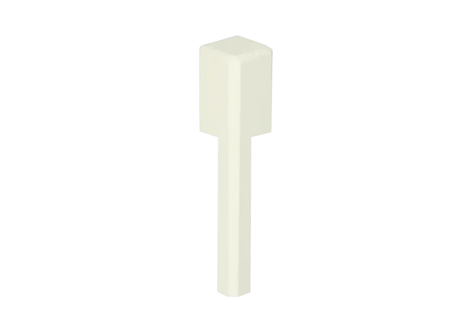 Binnenhoek t.b.v. MDF Renovatieplint 90x18mm RAL9010 Merkproduct