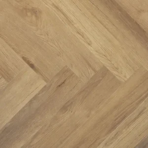 Douwes Dekker PVC Klik Brede Visgraat Gemberkoek - Ultra Mat Actieprijs