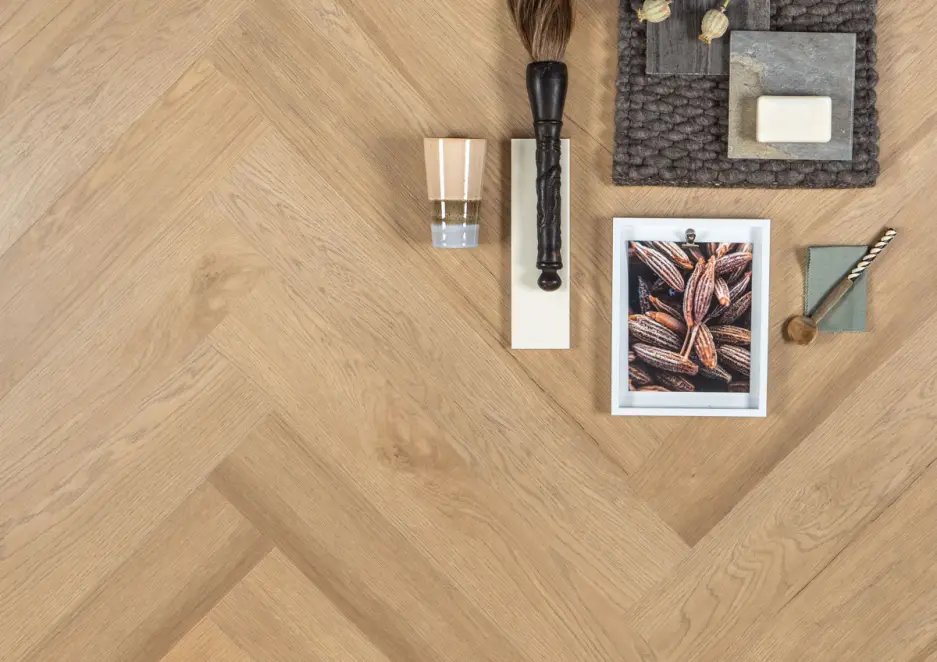 Gereduceerde Prijs OTIUM Lux Visgraat SPC Rigid - 5.5mm PVC
