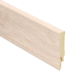 Rechte Folieplint 70x14mm Eiken Licht Beige Actieprijs