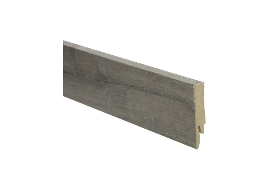 Rechte Folieplint 70x14mm Oud Eiken Bruingrijs Lage Prijs