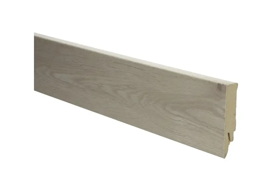 Rechte Folieplint 70x14mm Eiken Beige Laatste Kans