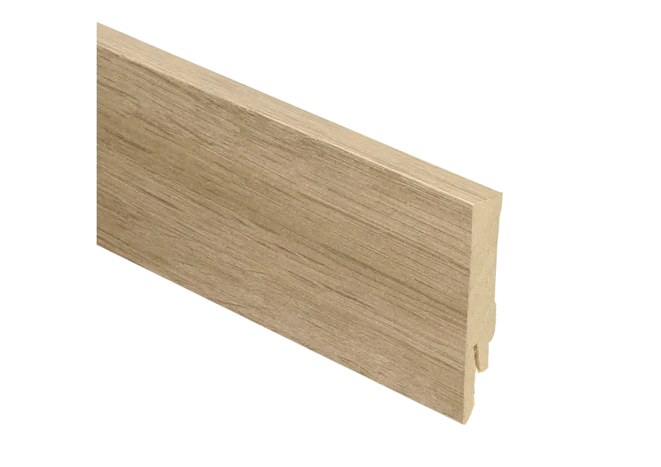 Rechte Folieplint 70x14mm Natural Warm Oak Nieuw