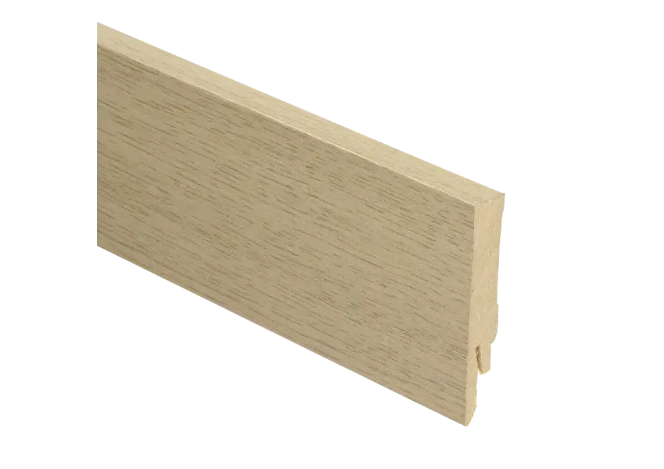 Veilige Betaling Rechte Folieplint 70x14mm Sand Oak