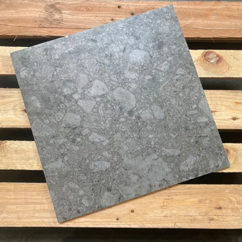 Gecertificeerd Ecoceramic Pedregal Dark 60x60cm (partij van 8,28 m²)