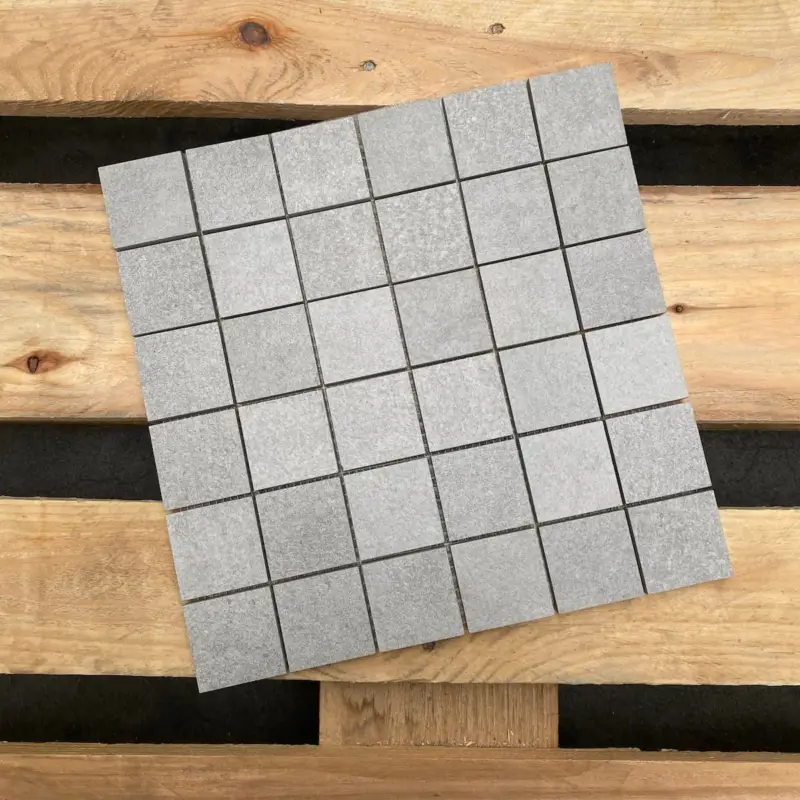 Lage Kosten Durstone Villa Ibiza Grey Natural 4,8×4,8 Mozaïek 30x30cm