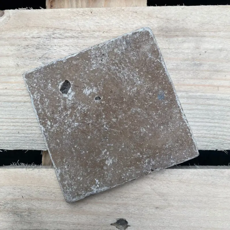 Gereduceerde Prijs MTC Travertin Bruin Gezoet 10x10cm
