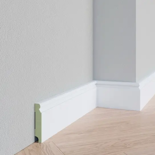 Troon plint - MDF v313- 18 x 90 mm Rechtstreeks Van De Fabrikant