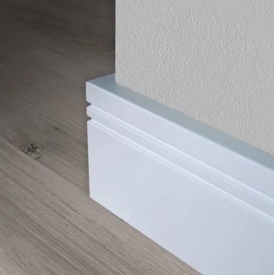 Goedkoop Parallelplint - MDF brandvertragend - 18 x 90 mm
