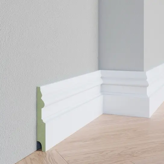Hoge Kwaliteit Victoriaanse plint - MDF v313- 22 x 180 mm