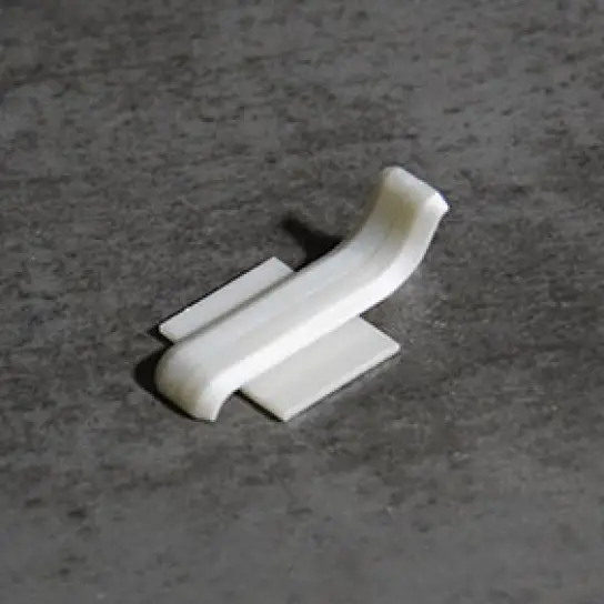 Koppelstukje (bij 5401 en 5501 t/m 5509)- PVC of Aluminium - 10 x 80 mm | 5501 Betrouwbaar