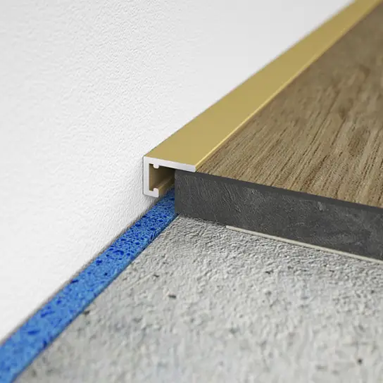Aanbieding AL10x5 - Aluminium bewerkt - 10 x 5 mm Goud mat