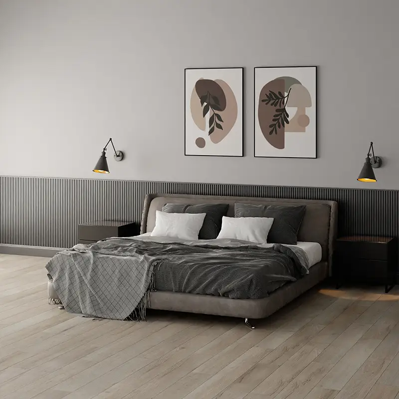 Lambrisering Eiken Massief I - Vardo - Eiken op MDF v313 - 1100 x 600 x 24 mm Express Levering