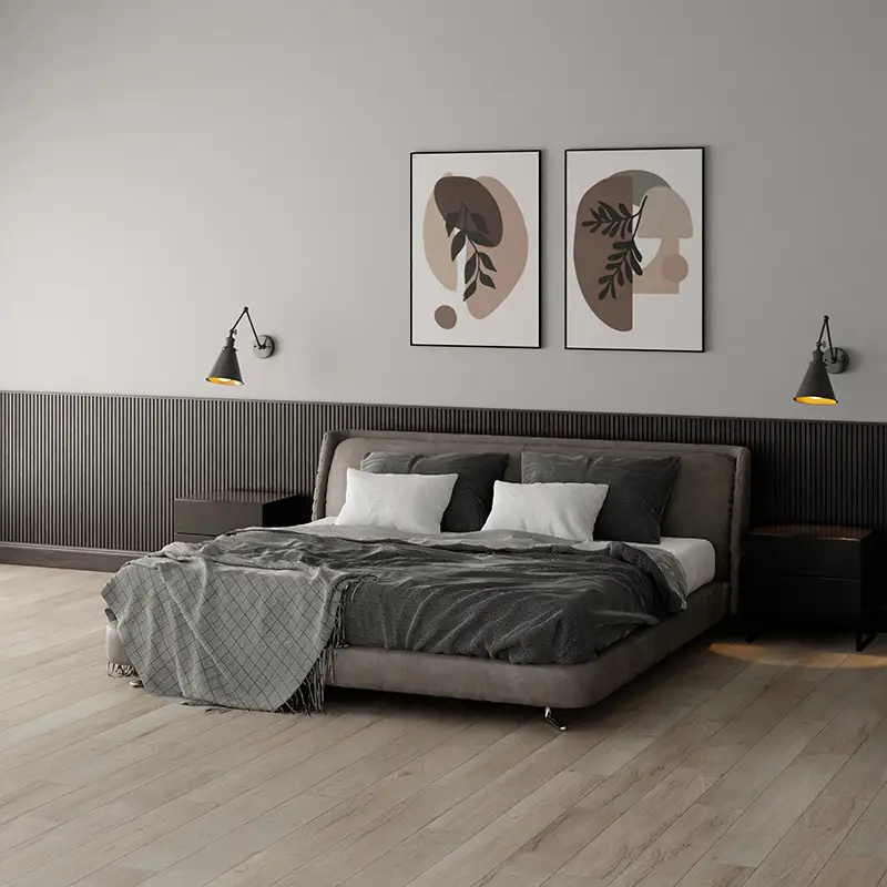 Hete Deal Lambrisering Eiken Massief I - Oslo - Eiken op MDF v313 - 900 x 600 x 34 mm