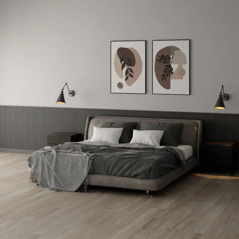Lambrisering Eiken Fineer I - Vardo - Eiken op MDF v313 - 900 x 600 x 29 mm Nieuw