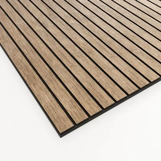Wandpaneel Eiken Prezzo Blank gebeitst model 1 - Eiken fineer - Vierkant model A Actieprijs