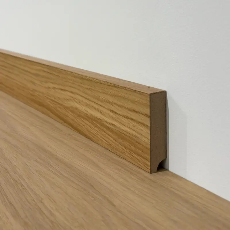 Populair MDF eiken fineerplinten - MDF eiken fineer - 17 x 68 x 3050 mm