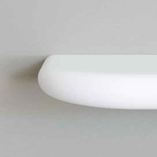 Wandplank dubbel afgerond - MDF v313 - 30 mm dik Beperkte Voorraad