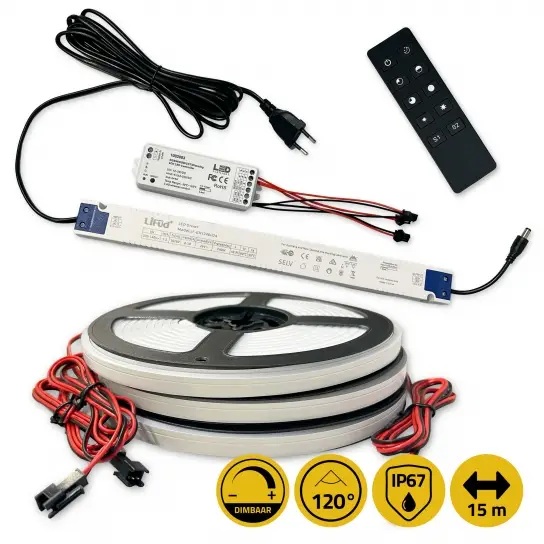 Starter set LED plint 15mtr - LED Starter set 15mtr Aanbieding