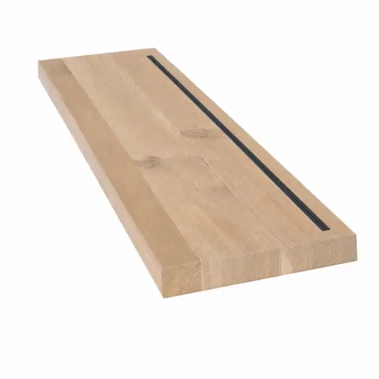 Superprijs Eiken traptrede met anti-slip - Eiken - 40 mm dik
