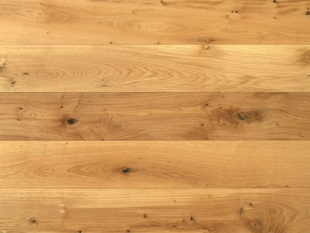 Aanbieding Massief houten vloer Eiken Rustiek R geborsteld natuurlijk geolied