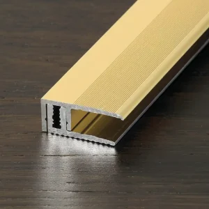 Eindprofiel PROVARIO Universal aluminium geanodiseerd champagne Op = Op