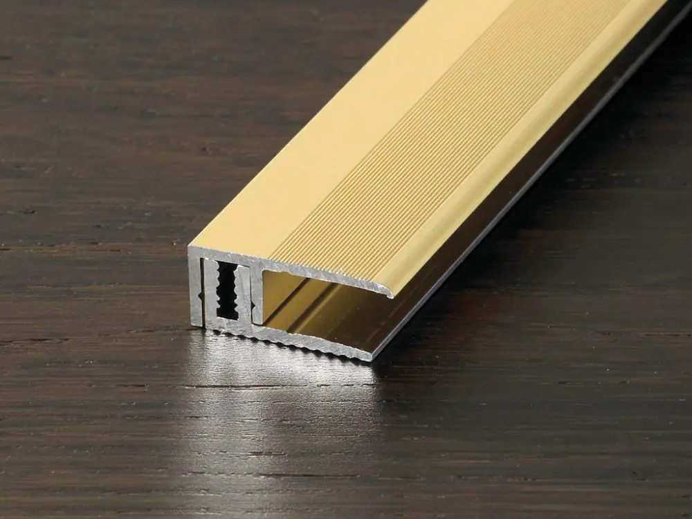 Eindprofiel PROVARIO Universal aluminium geanodiseerd champagne Op = Op