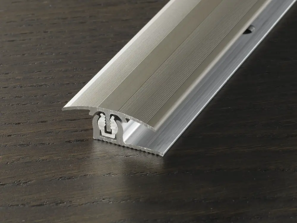 Overgangsprofiel PROVARIO Universal aluminium geanodiseerd roestvrij staal Direct Verzonden