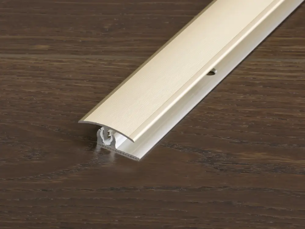 Overgangsprofiel PROVARIOclip Universal aluminium geanodiseerd Champagne Flitsaanbieding