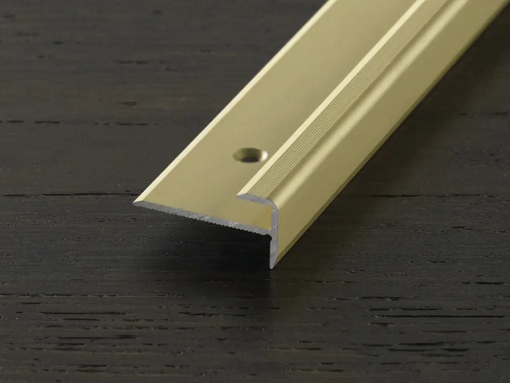 Traprandprofiel PROSTEP aluminium geanodiseerd champagne Beperkt Aanbod