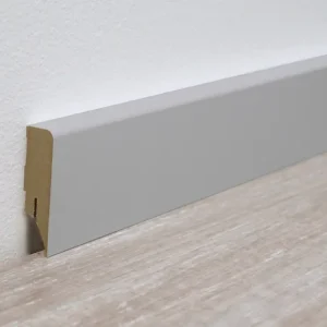 Seizoensaanbieding Plint grijs decor (MDF kern)