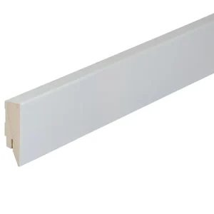 Plint Topline massief houten kern gletsjerwit decor Premium
