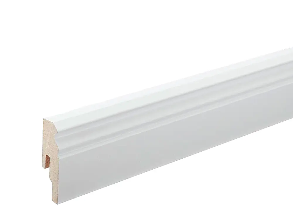 Gratis Retour Plint effen wit glanzend 324 decorprofiel 10 PK