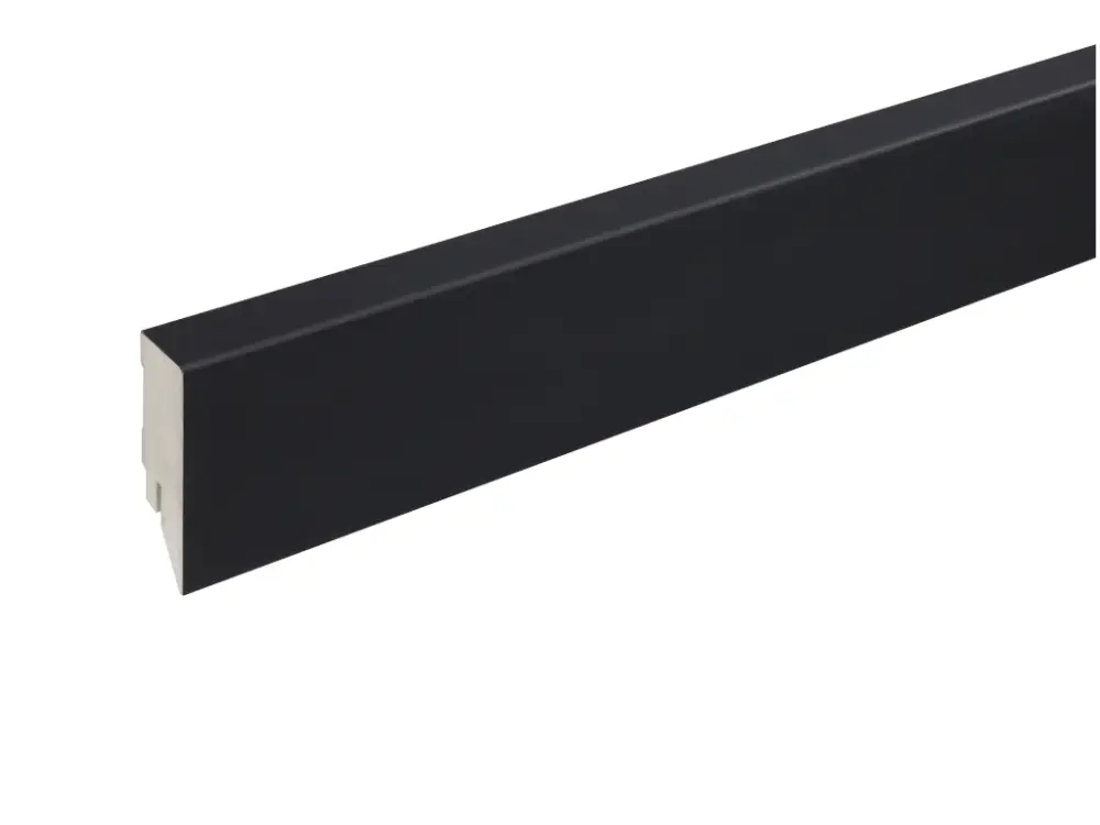 Korting Plint Topline MDF-drager zwart mat decor