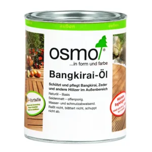 Bangkirai-olie 006 natuurlijk getint zijdemat Beperkte Voorraad