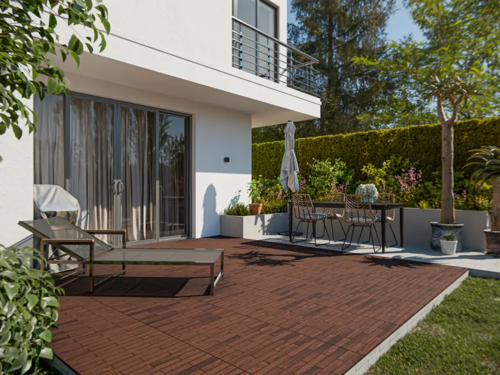Terrastegel acacia DARK geolied Snelle Levering