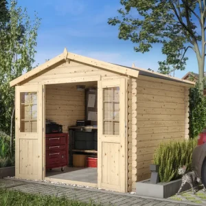 Korting Tuinhuis blokhut CA2874 28 mm onbehandeld