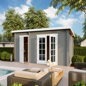 Tuinhuis blokhut Belmont 2 34 mm onbehandeld Nu Kopen