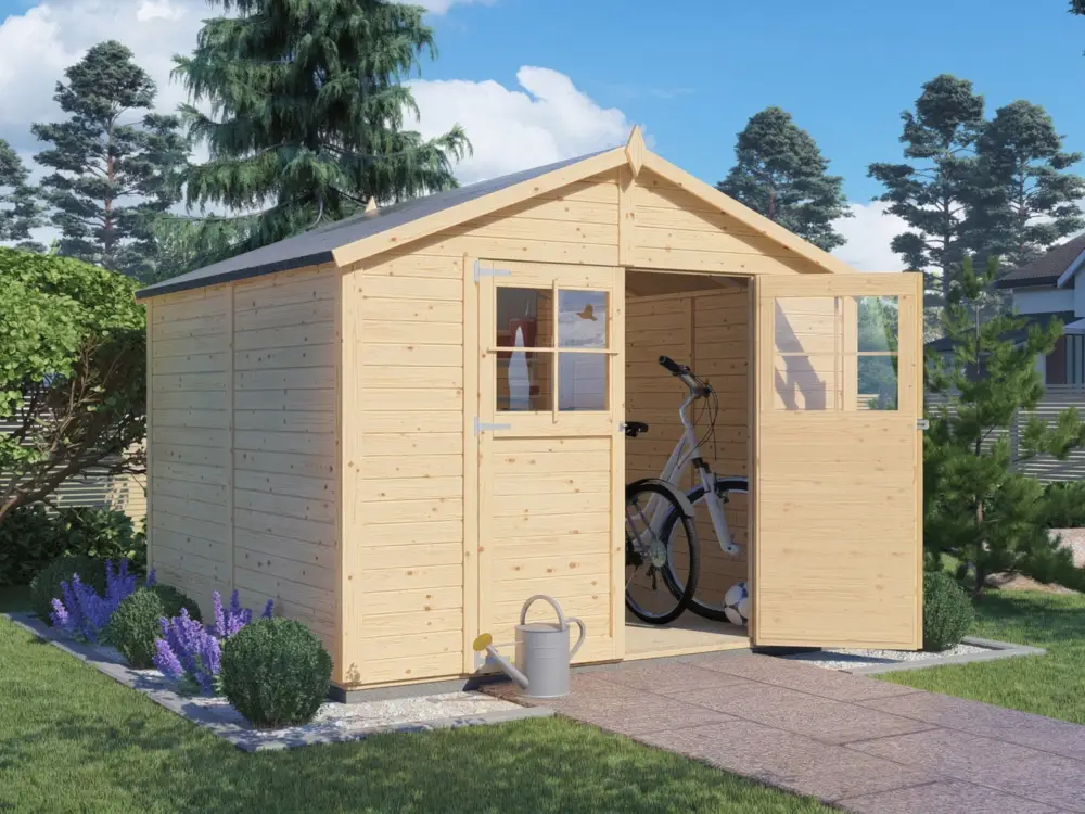 Nieuw Tuinhuis "Osterfeld 4" 19 mm naturel